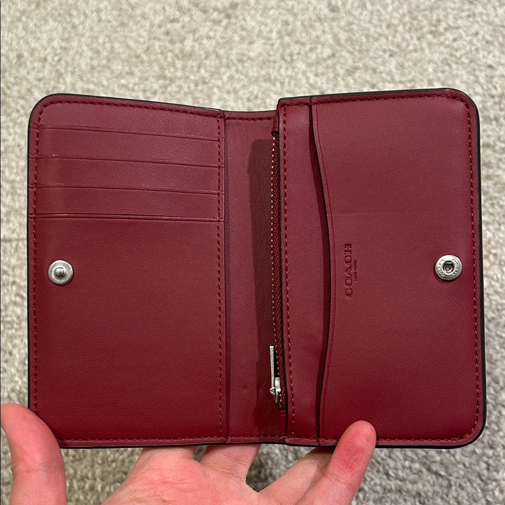 Coach Red Essential Wallet - Picture 5 of 14
